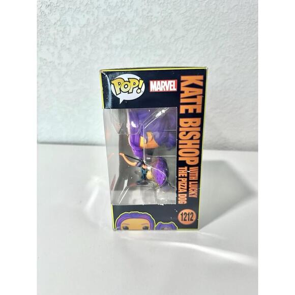 Funko Pop! Marvel - Kate Bishop with Lucky the Pizza Dog 1212 Only at Target - Picture 5 of 6